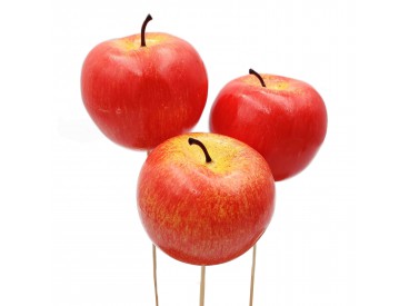 Jabłka PREMIUM na piku 7 cm x 8 cm 6 SZT. KOD X073